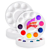 Zuiaso 20Pcs Paint Tray Palettes, Plastic Paint Pallets, Watercolor Palette Painting Tray for Painting Party, DIY Craft and Art 