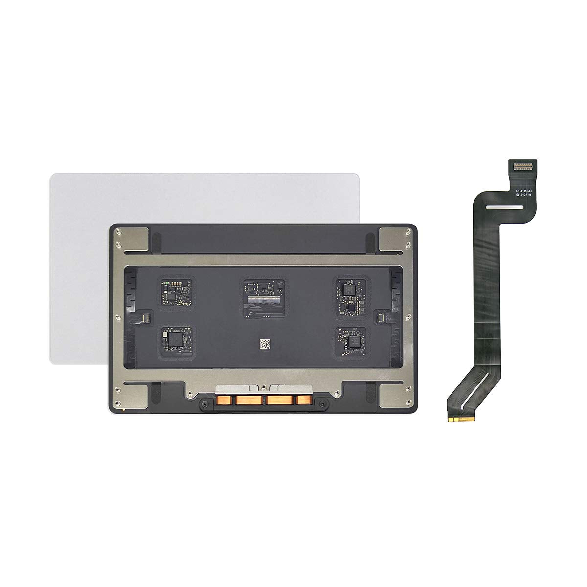 ICTION New Replacement A1707 Trackpad Touchpad with Cable for MacBook Pro Retina 15 A1707 (Late 2016 / Mid 2017) (Silver)
