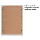 Americanflat 13x19 Picture Frame in Light Wood - Composite Wood with Shatter Resistant Glass - Horizontal and Vertical Formats f