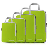 Gonex Compression Packing Cubes, Expandable Travel Organizers, 4Green, 4 Set