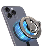CISID Magnetic Phone Ring Holder, Long Grip as Hook, Cell Phone Grip for Hand Finger Holder Kickstand Phone Stand for Desk Compa