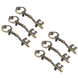 WEICHUAN Antique Zinc Alloy Bronze Key Shape Knobs Pulls Handles - Decorative Kitchen Cabinet Wardrobe Cupboard Furniture Door D