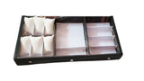 Proniks Goggles,Eyewear, Sunglass.Watches and Accessories case cover Box zipper 12pcs storage organiser in Clear Black