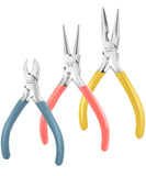 Mr. Pen - Jewelry Making Kit, Pliers 3 Pack (Mini, Chain Nose, Earring)