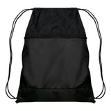 Champro Drawstring Sackpack, Black, 18 x 14