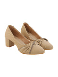 Shoetopia Rhinestone Decor Pointed Toe Stylish Beige Pumps For Women & Girls /Eu36,Beige,3,B0DRJH5KZP