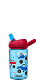 CamelBak Eddy+ 14oz Kids Water Bottle with Tritan Renew - Straw Top, Leak-Proof When Closed, Moto Rally