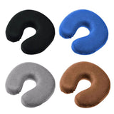 Ahcs Acupressure UShaped Neck Rest Pillow For Travel Micro Fibres Soft Cushion Memory Foam Travel Neck Pillow