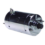 OEG Parts New Chrome Starter Compatible With Harley Davidson 3157073, 31570-73B, 31570-73C, 31570-73T, SHI0011C, S10841, SHI0011