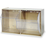 Quantum Storage Systems Qtb302Iv 2 Drawers Tip Out Cabinet Part Organizer Ivory 14 H X 24 W X 12 D