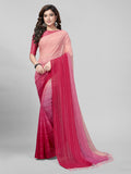 Pratham Blue Womens Silk Saree With Blouse Piece (Pb-230_Pink And Peach)