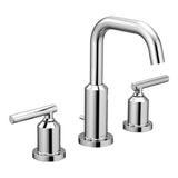 Moen Gibson Chrome TwoHandle High Arc Widespread Bathroom Sink Faucet for 3Hole Setups with Valve Included, TV6142