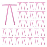 Meseey 30 Pcs Pink Velvet Christmas Bows 5 x 7 Inch Rustic Vintage Wedding Velvet Ribbon Gift Bows for Tree Wreath Garland Home 