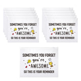 100 Pcs Inspirational Gifts for Girls Women Travel Cheer Makeup Bag Bulk Loved Quotes Cosmetic Bags with Zipper Thank You Encour