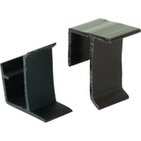 Prime-Line MP5563 Retainer Clips, Fits 3/8 In. and 7/16 In. Frames, Plastic Construction, Black, Used by H and D Industries (25 