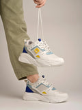 Shoetopia Colorblock Breathable Chunky Sneakers For Women & Girls /Uk7 White-Eu40,White,7,B0C8D62LRM