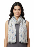 Fabtone Scarfs For Women Winter Printed Polywool 70X180 Cms Long Stole Soft And Warn Well For Ladies Girls