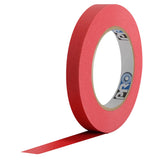ProTapes Colored Crepe Paper Masking Tape, 60 yds Length x 1/2 Width, Red (Pack of 1)