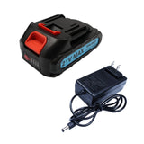 DNLBBO Mini Chainsaw Battery, 21v Lithium Battery - 2.0 Ah Battery with Electric Quantity Display, Include Charger Adapter, Suit