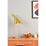 Living District Modern Home Decorative Juniper 1 Light Brass Table Lamp