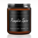 MOASITN Pumpkin Spice Heavenly Scented Candles for Home| Natural Soy Fall Candle| Handmade Long Lasting Aromatherapy Candle| Jar