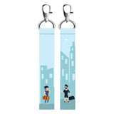 Isee 360 2 Pcs Gym Couple Lanyard Bag Tag With Swivel Lobster For Gift Luggage Bags Backpack Laptop Bags Travelers Lovers Combo 