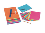 TruRay Construction Paper, 50% Recycled, 9 x 12, Assorted Brights, Pack of 50