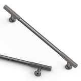 Asidrama 6 Pack 15 Inch(320mm) Brushed Black Nickel Cabinet pulls Kitchen Cabinet Handles, Cabinet Pulls Kitchen Cabinet Hardwar