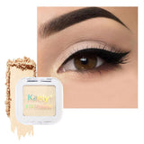 HHLTOH Buildable Matte Eyeshadow Makeup Palette Single - French Vanilla Shades | Creamy Pressed Powder for Easy Blending | Mini 
