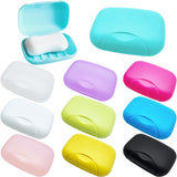 10 PCS Soap Box Holder,Plastic Travel Soap Dish,Portable Leak Proof Soap Case Container for Bathroom,Camping,Gym,Business Trip,1