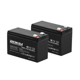 A AOKLY 12V 7Ah Replacement Battery 6fm7 Rechargeable Sealed Lead Acid Battery SLA AGM Power Source Maintenance Free, 2 Pack