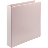 Samsill Plant-Based 1.5 Inch Durable D-Ring, Made in USA, View Binder, Eco-Friendly, USDA Certified Biobased, Single, Rose