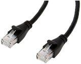 Amazon Basics RJ45 Cat 6 Ethernet Patch Cable - 10 feet, Black, Bulk 24-Pack