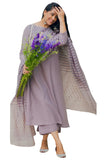 Anni Designer Women'S Rayon Blend Straight Printed Kurta With Pant & Dupatta (Purika Purple_M_Purple_Medium),Purple,M