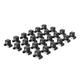 Black Spring Loaded Ball Bearing Socket Clips for Use with Olsa Socket Holders | 24-Pack (1/2-inch) | by Olsa Tools