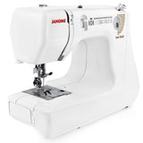Janome Jem Gold 660 Compact Lightweight Sewing Machine with 8 Stitches, Built-In Needle Threader, and One-Hand Thread Cutter (Wh