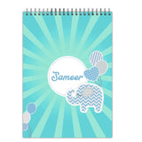 Funcart Customized Drawing File For Office/School Baby Boy Theme Personalized Name 100 Gsm Paper 7.5 * 11 Inches Digita