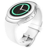 MoKo Watch Band Compatible with Samsung Gear S2, Soft Silicone Replacement Sport Band fit Gear S2 (SM-R720 / SM-R730 ONLY) Smart