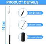 Jakeei 2 Pack 16 inch Puppet Handles Arm Control Rod Metal Puppet Stick Accessory for Small and Large Puppets