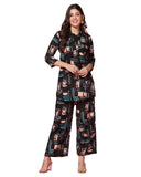 Toplot Co-Ord Set For Women (Collar-Pair-5134-Black-Xxl),Black,2,B0CPV6DKMQ