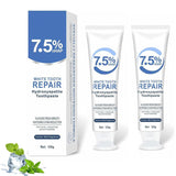 Hydroxyapatite Toothpastes for Enamel Protection and Tooth Strengthening, Fluoride-Free Formula for Sensitive Teeth, Gentle and 
