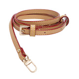 Loom Tree Shoulder Strap Trendy Pu Leather Bag Strap For Wallet Briefcase Modification Dark Beige