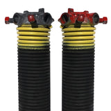 DURALIFT .207 x 1.75 x 25 Torsion Garage Springs (Yellow, Left & Right Wound)