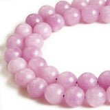 100pcs 8mm Kunzite Beads Natural Gemstone Beads Round Loose Beads for Crafting and Jewelry Making