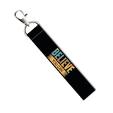 Isee 360 Believe You Can Quotes Lanyard Bag Tag With Swivel Lobster For Gift Luggage Bags Backpack Laptop Bags Travelers Student