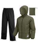 COOFANDY Rain Suits for Men Waterproof Rain Jacket Coat Pants Heavy Duty Women Fishing Rain Gear Workwear