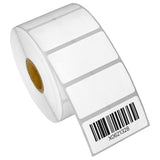 OfficeSmartLabels - 2 x 1 Removable Direct Thermal Labels - Compatible with Rollo & Zebra Desktop Printers and More - 1Core;