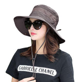 Alexvyan Brown (Coffee) Sun Uv Protection Cap For Women, Beach Fishing Hat, Summer Hat For Female, Round Sun Cap For Hiking, Fis
