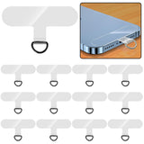 12 Pieces Tether Tab, Universal Lanyard Patch Without Adhesive, Phone Lanyard Replacement Part for Cell Strap