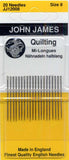 Colonial Needle Quilting/Betweens Hand NeedlesSize 8 20/Pkg